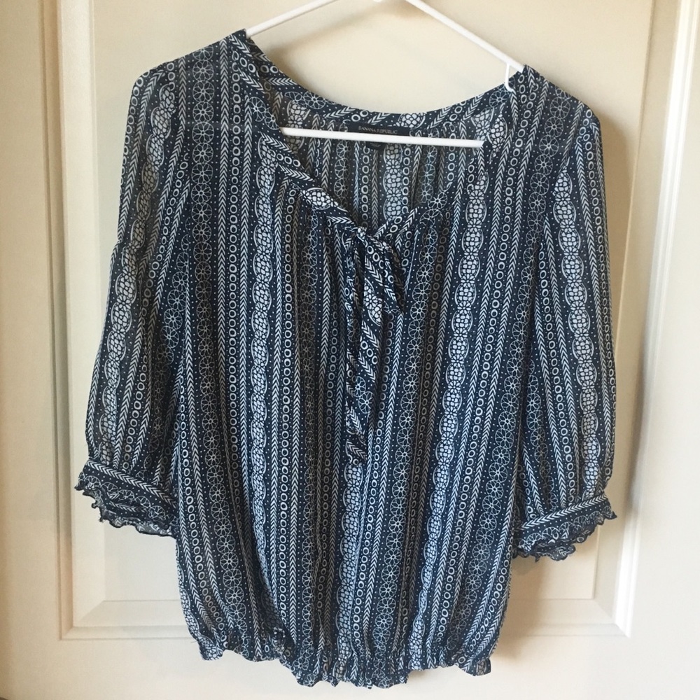 Banana Republic Blue Blouse